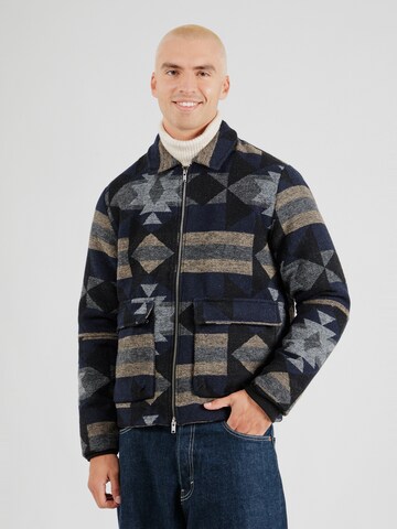 anerkjendt - Chaqueta de entretiempo 'BRUCE' en azul: frente