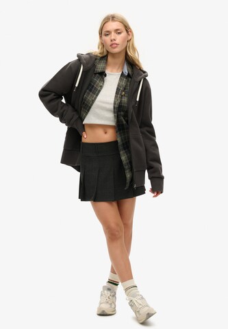 Superdry & Co Zip-Up Hoodie in Black
