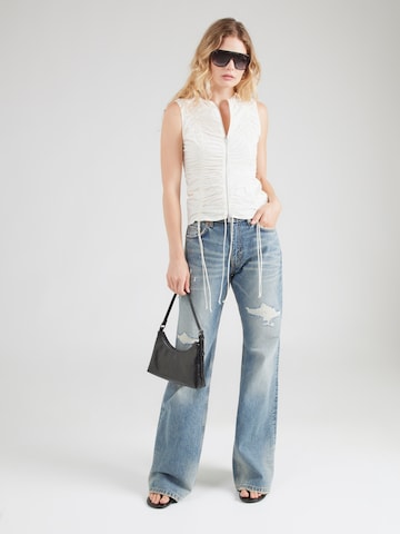 Haut 'Rae' WEEKDAY en blanc