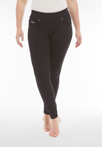 Freddy Skinny Leggings in Black: front