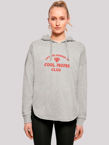 Sweat-shirt 'Mothers Day Cool Moms Club Membership Trendy Motherhood' F4NT4STIC en gris : devant