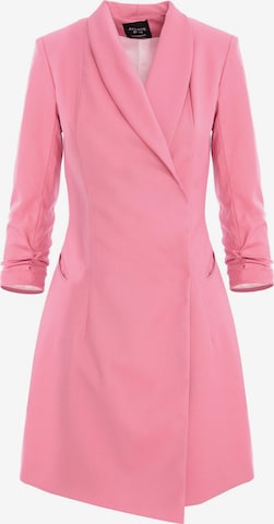 AVENUE N°29 Kjole 'Asymmetric Tailored Blazer Dress' i pink: forside