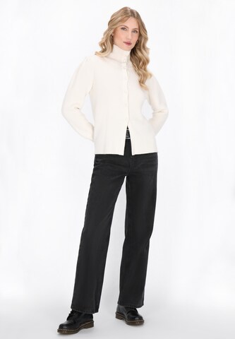 DreiMaster Vintage Gebreid vest in Wit