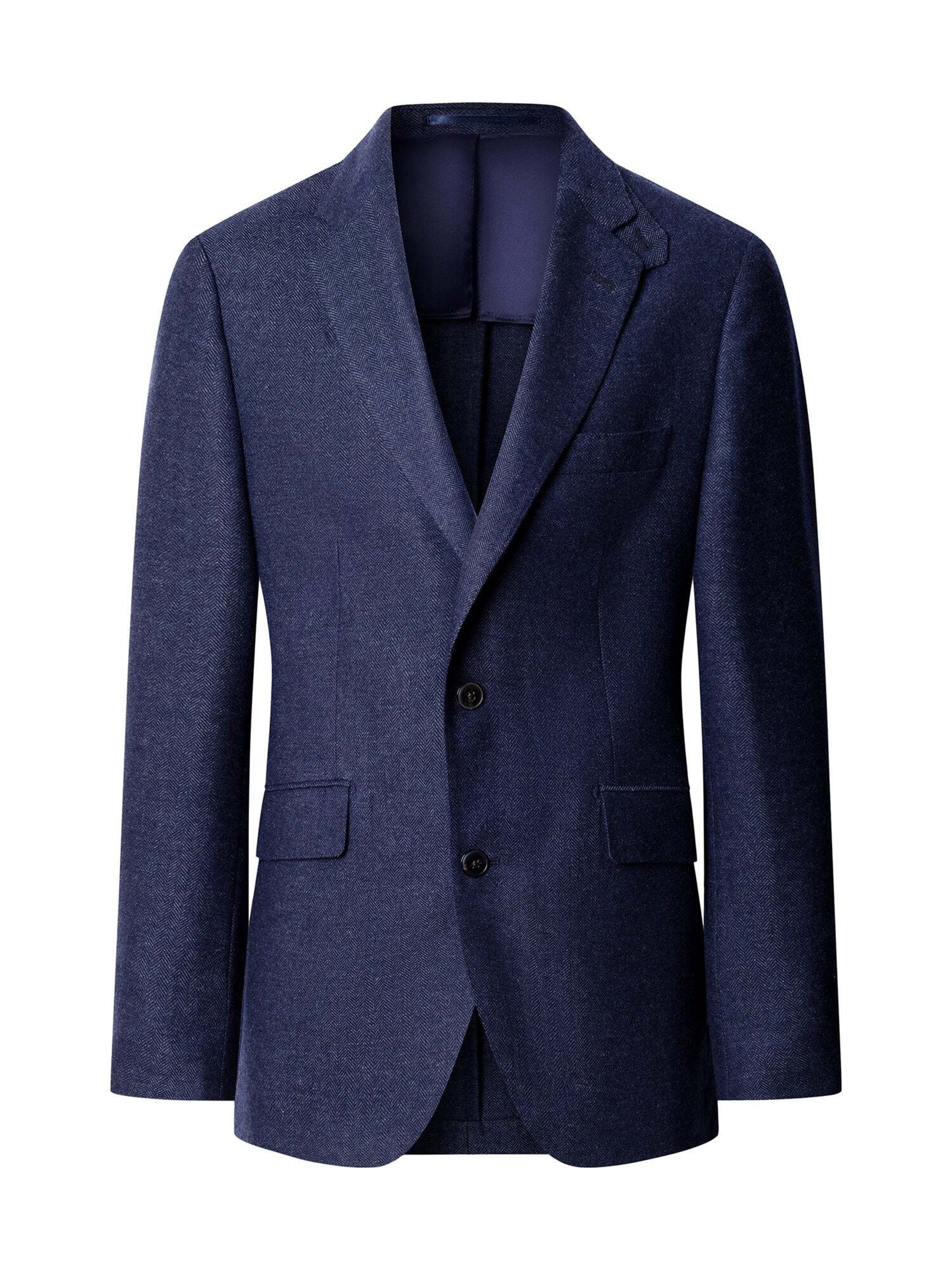 Hackett London Slim fit Suit Jacket in Blue: front