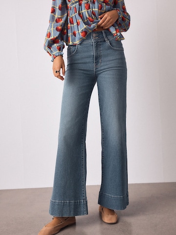 Wide Leg Jean Next en bleu