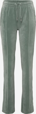 Juicy Couture Tall Расклешенный Штаны 'TINA' в Зеленый: спереди
