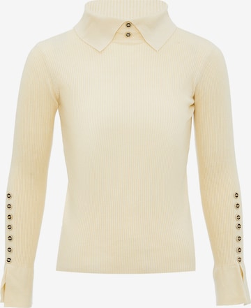 leo selectionPulover - bijela boja: prednji dio