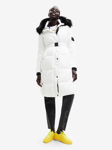 Manteau d’hiver 'Noruega' Desigual en blanc