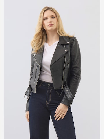Bolongaro Trevor Tussenjas ' Katie Biker ' in Zwart: voorkant
