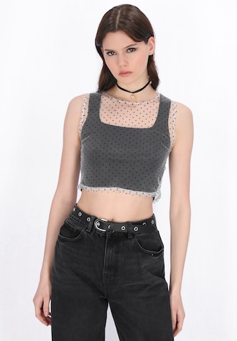 Haut 'Rock' myMo ROCKS en noir : devant