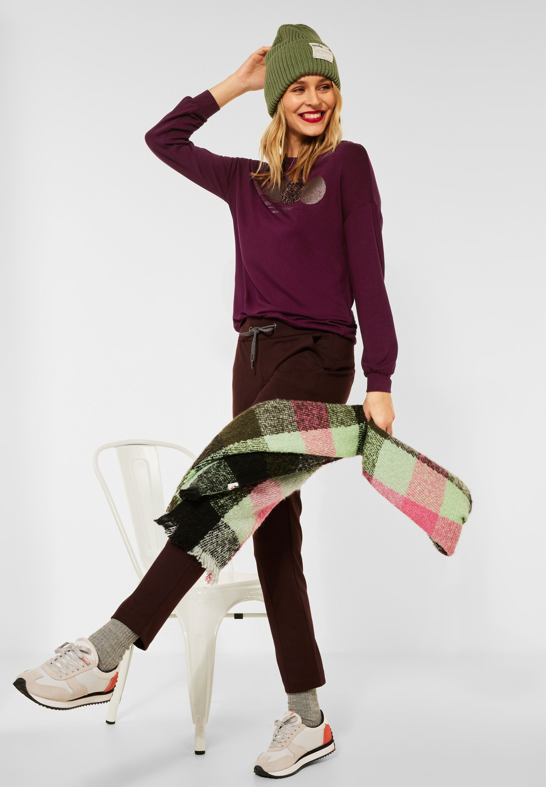 Frauen Shirts & Tops STREET ONE Shirt in Rubinrot - VK51660 Frauen Shirts & Tops STREET ONE Shirt in Rubinrot - VK51660
