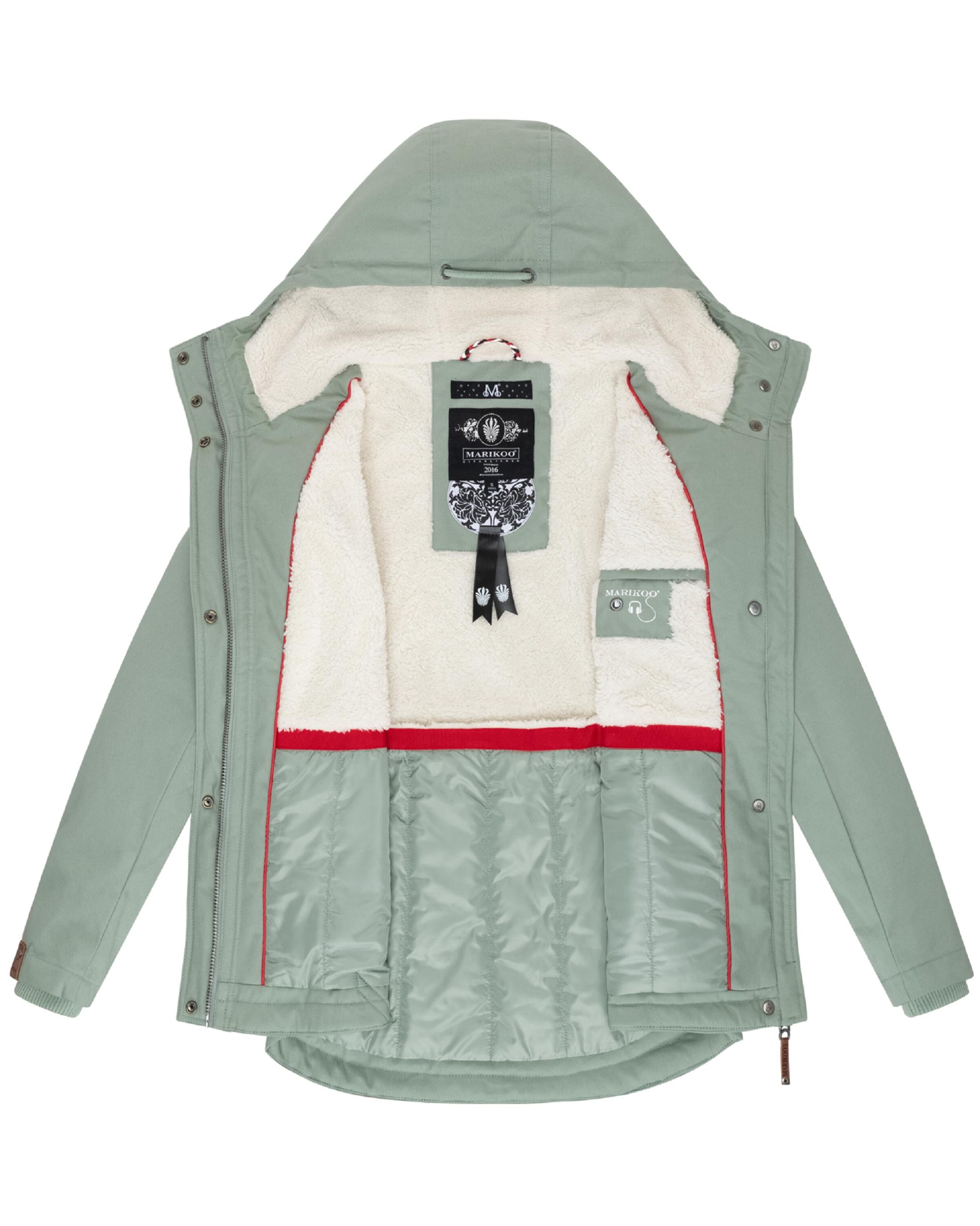 Parka d’hiver 'Bikoo' MARIKOO en vert