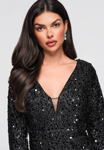 Ombre Avondjurk in Zwart