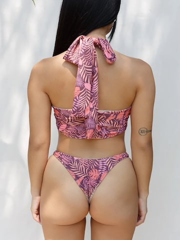 High neck Bikini 'Susil bikini' di Hobo Sapiens in rosa