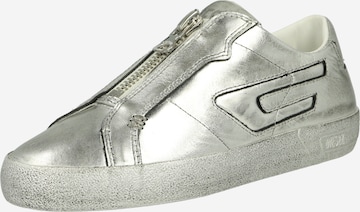 DIESEL Sneakers laag 'LEROJI' in Zilver: voorkant