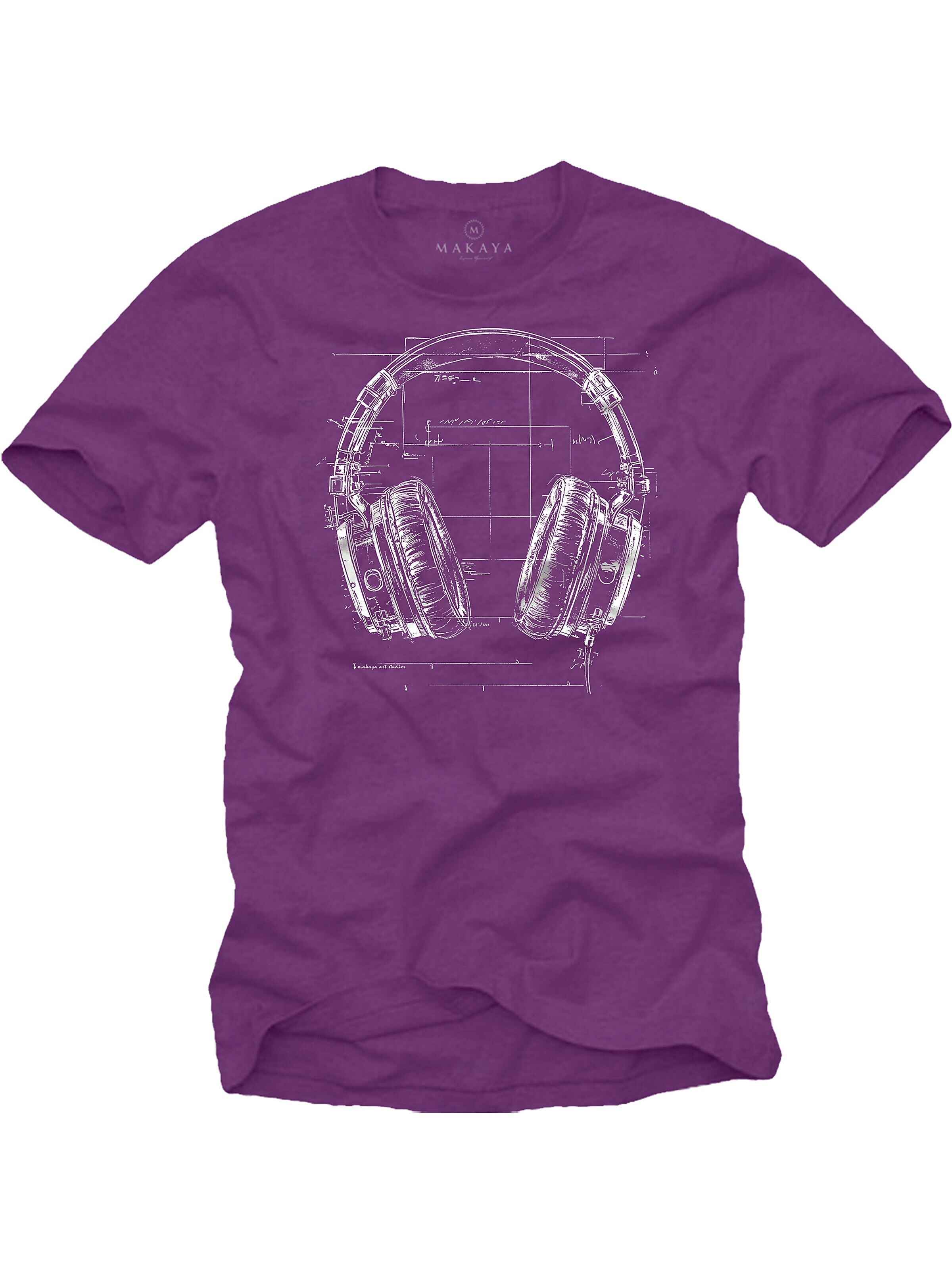 MAKAYA Shirt in Purple: front