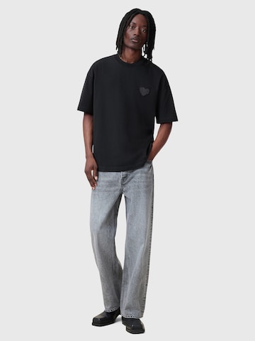 AllSaints T-shirt 'Lover Crew' i svart