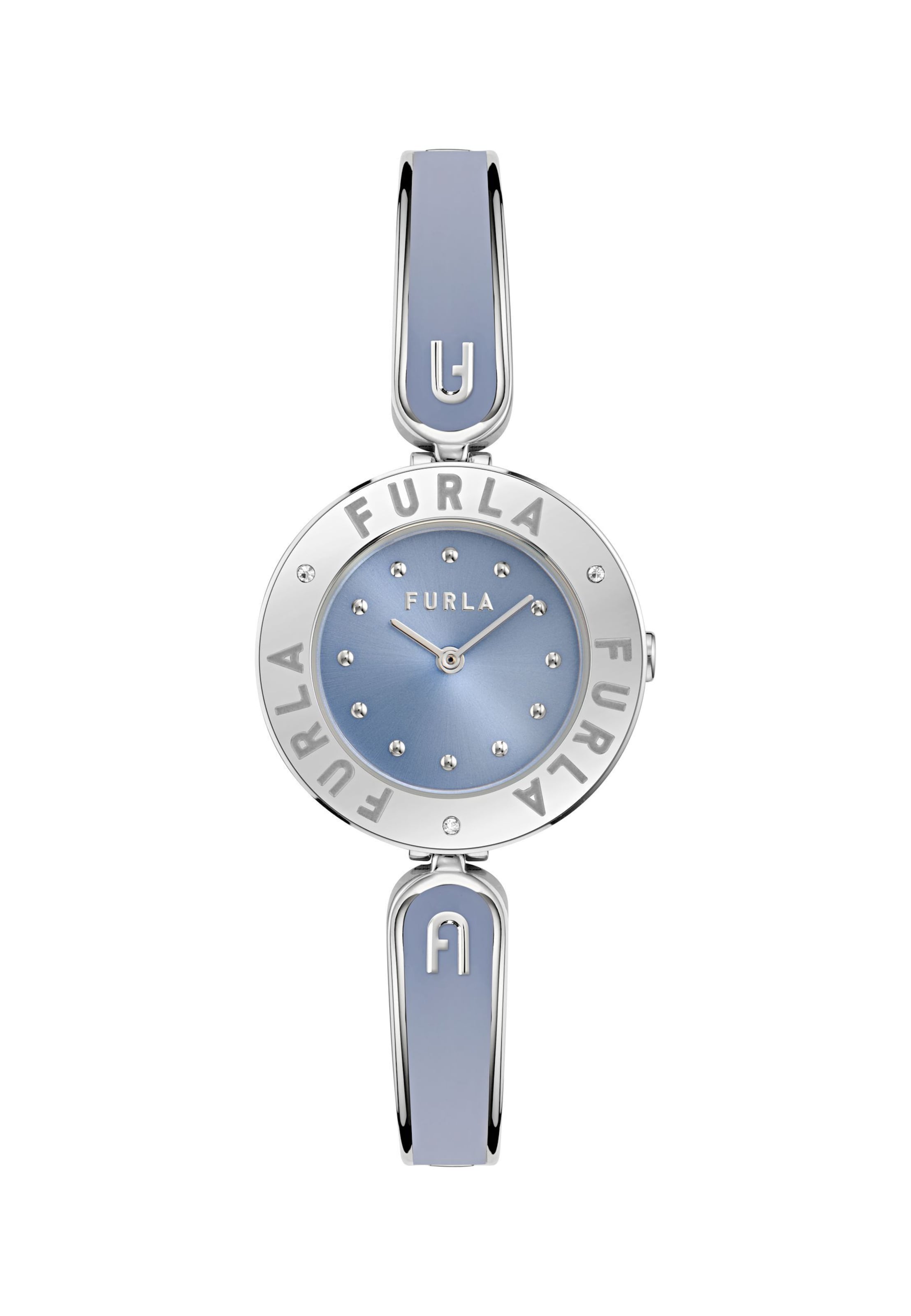 FURLA Analoog horloge 'Essential' in Blauw: voorkant