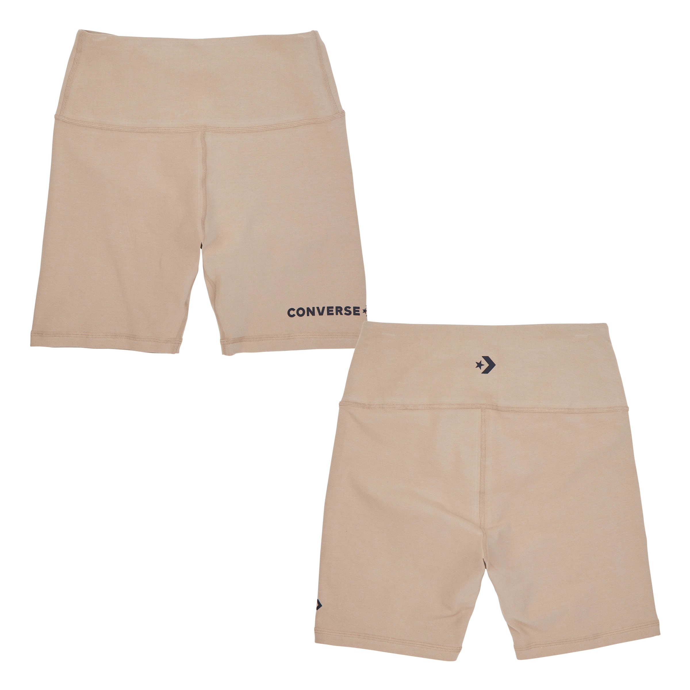 CONVERSE Leggings 'Wordmark' in Beige: Vorderseite