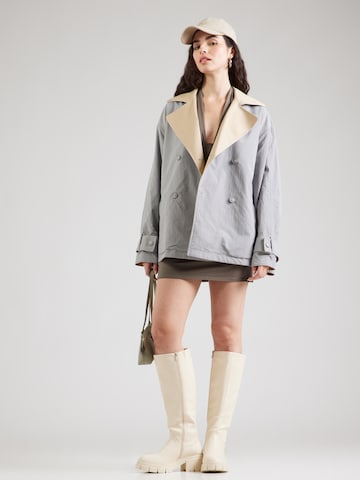 Monki Between-seasons coat in Beige