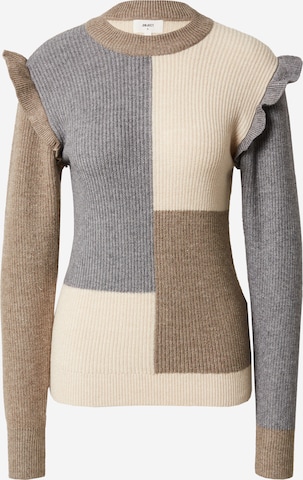 OBJECT Sweater 'MALENA' in Beige: front