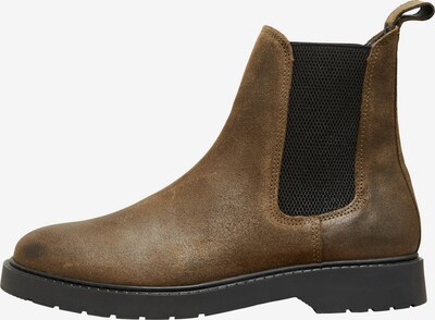 SELECTED HOMME Chelsea Boots 'Tim' i oliven, Produktvisning
