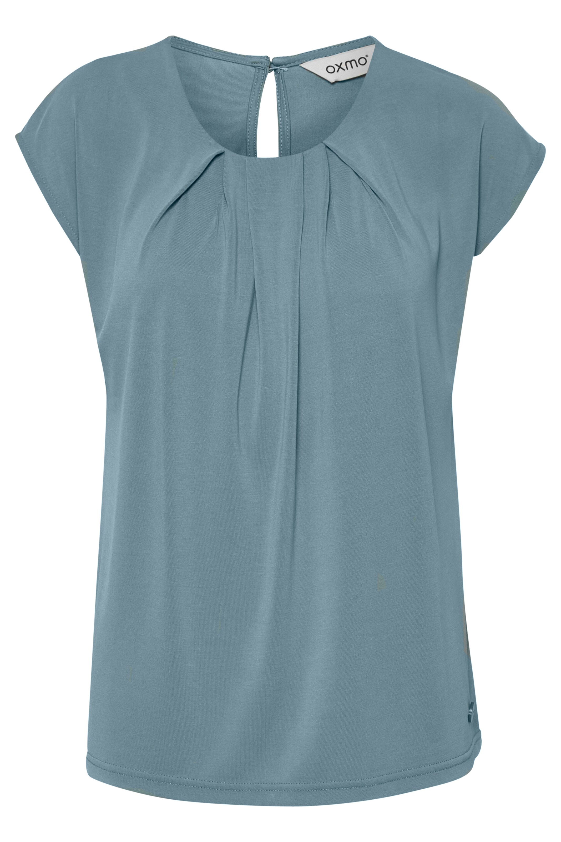 Oxmo Bluse in Blau: Vorderseite