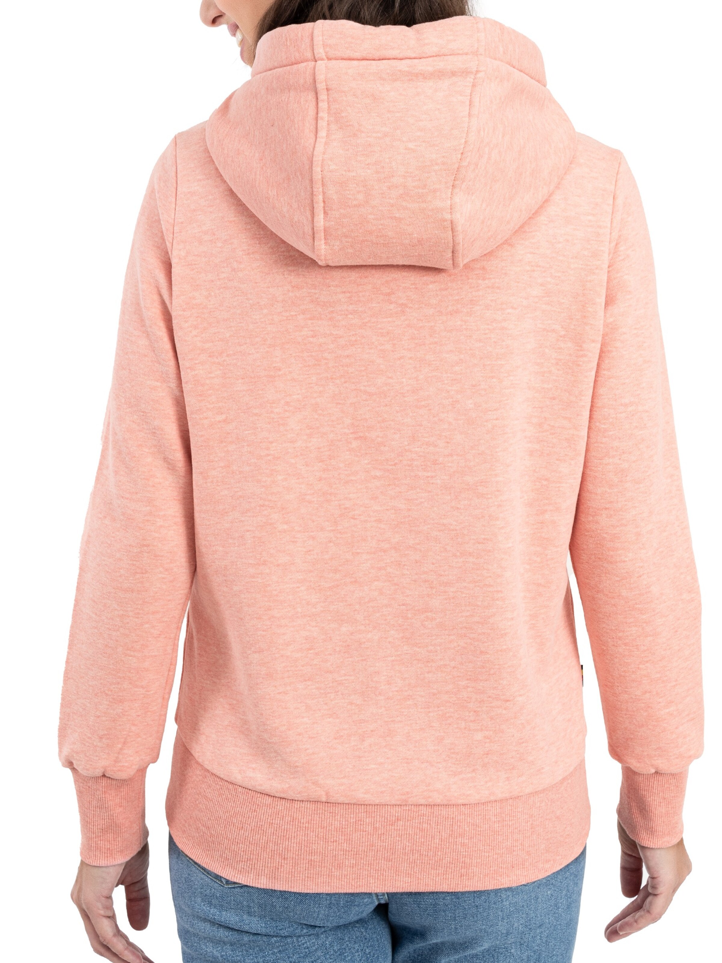 deproc Sweatjacke 'FinjaCMYK II'‌‌‌‌‌‌‌‌‌‌ in Orange