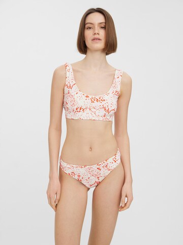 VERO MODA Bustier Bikinitop 'Sine' in Weiß