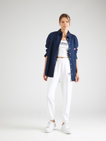 Tommy Jeans Tapered Trousers in White