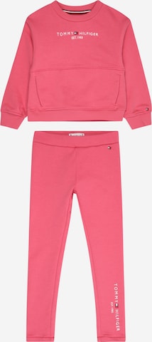 TOMMY HILFIGER Joggingpak in Roze: voorkant