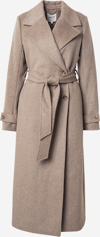 mbym Pitkä talvitakki 'Kasimira' värissä harmaa: etupuoli