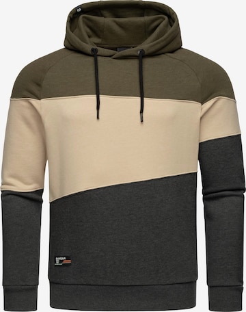 Ragwear Sweatshirt 'Thres' in Brown: front