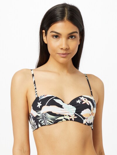 Sutien costum de baie ROXY pe gri metalic / mai multe culori, Vizualizare model