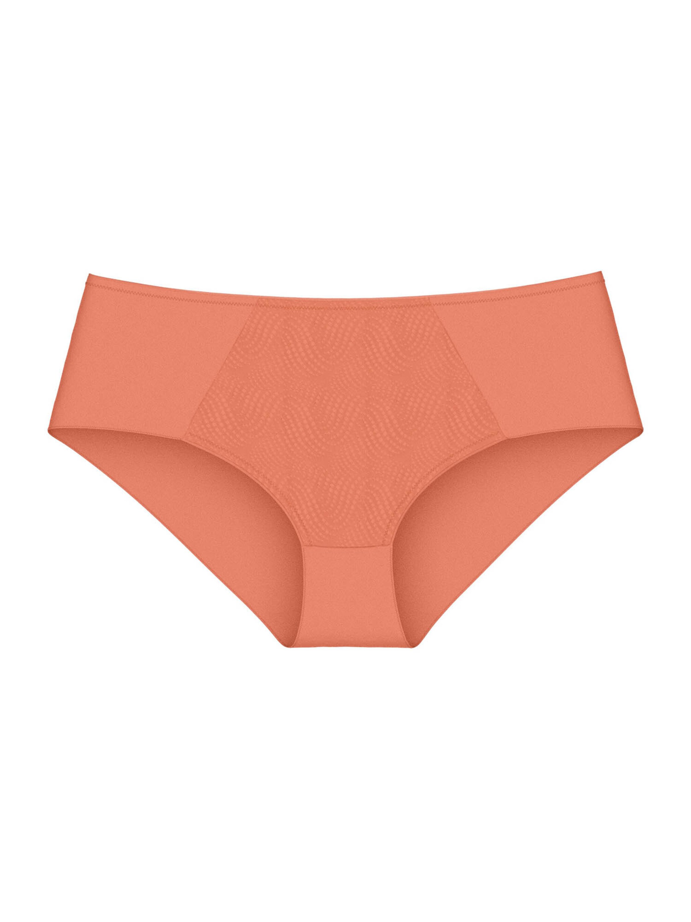 TRIUMPH Slip ' Essential Minimizer Hipster ' in Orange: front