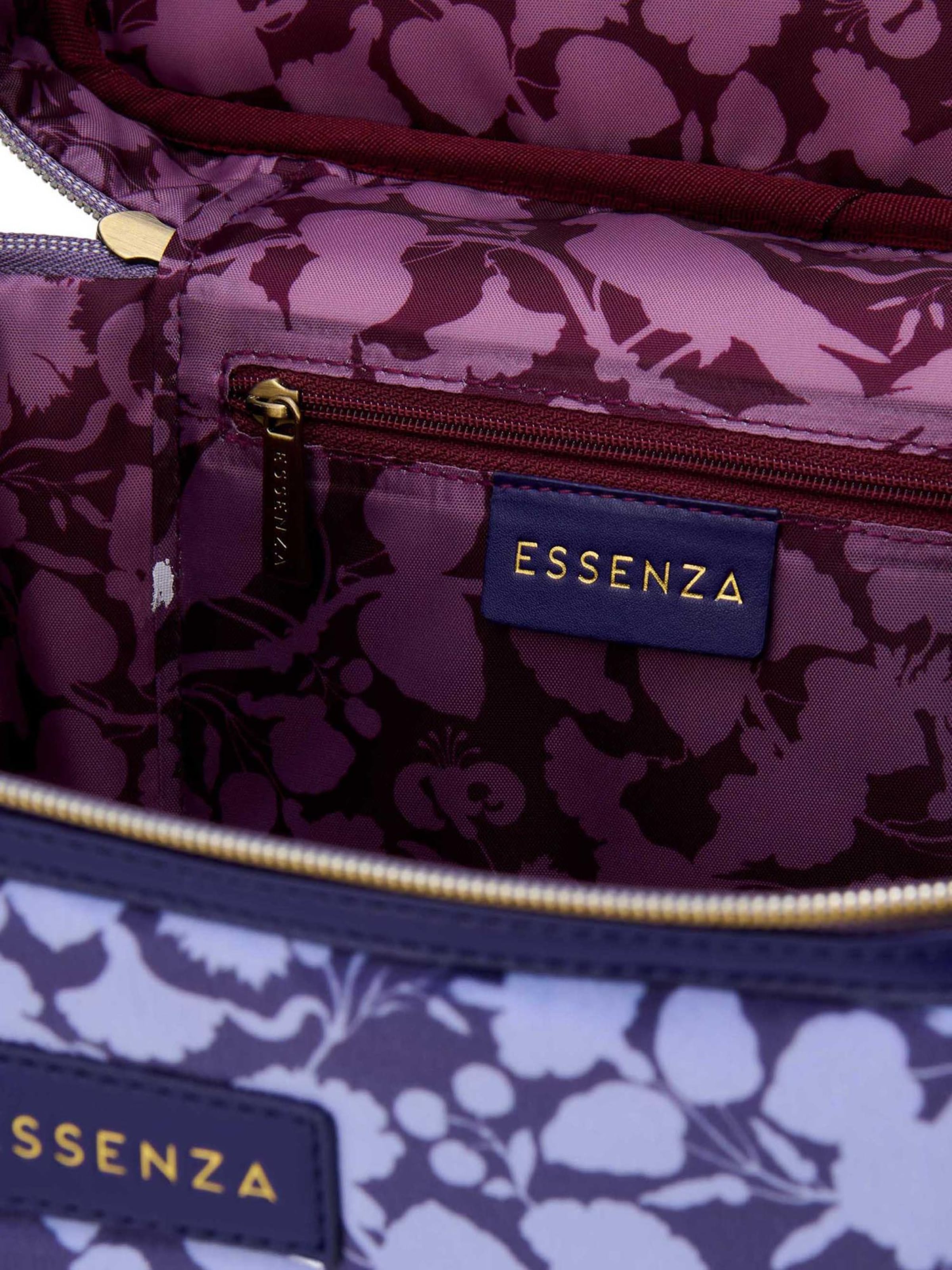 ESSENZA Cosmetic Bag 'Tracy Rosie' in Purple