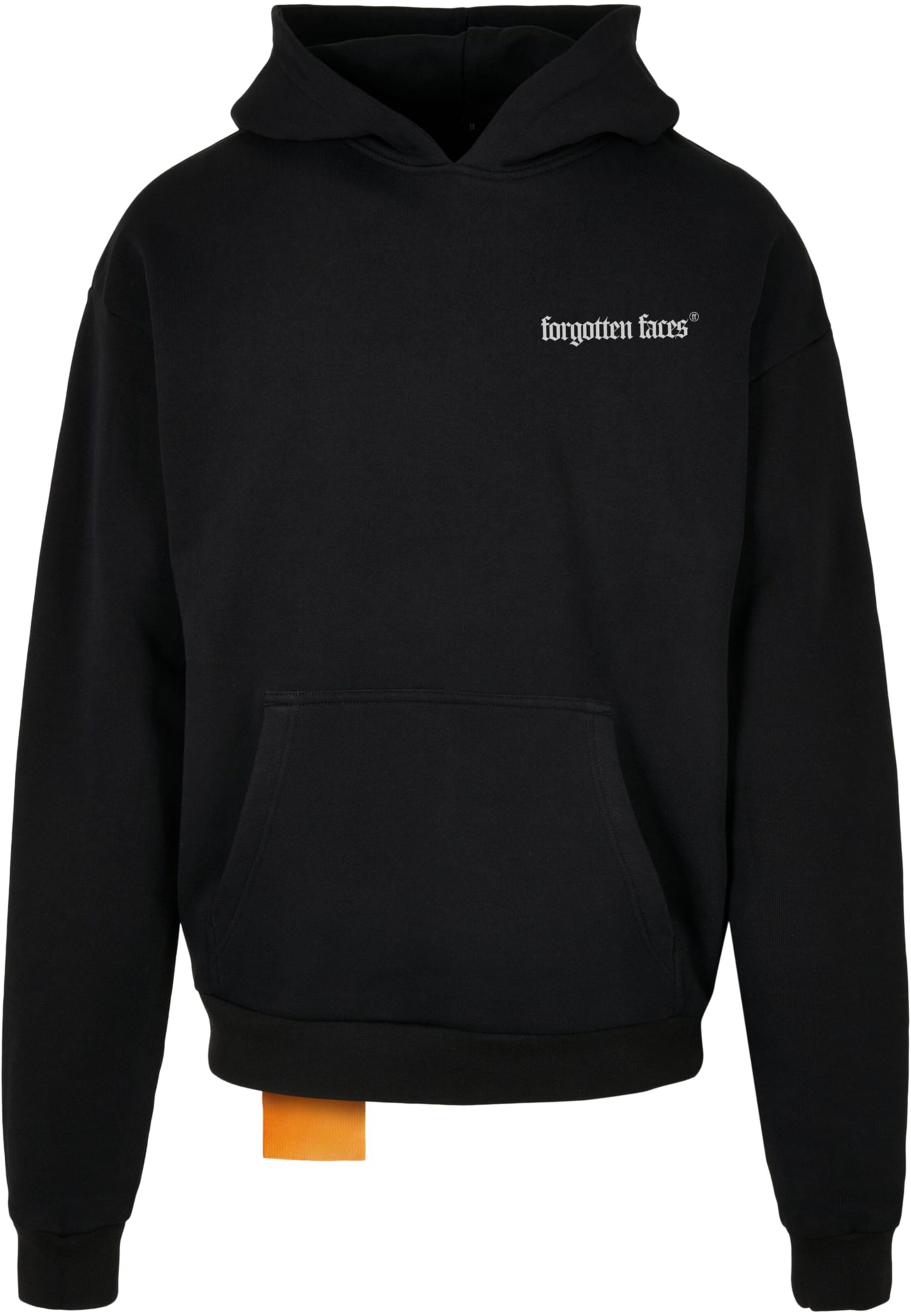Forgotten Faces Μπλούζα φούτερ 'Eroded Ultra' σε μαύρο: μπροστά