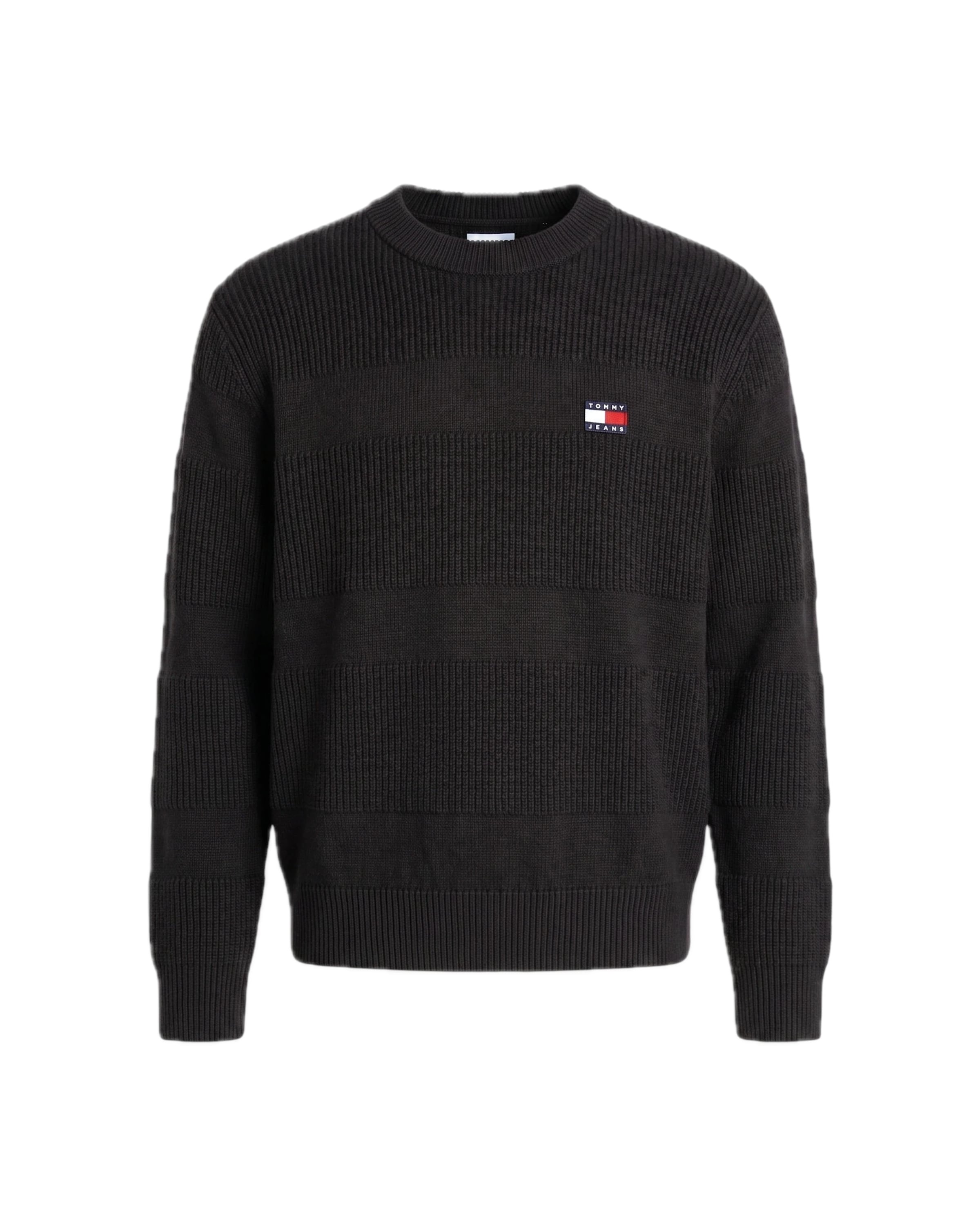 Tommy Jeans Trui in Bruin: voorkant