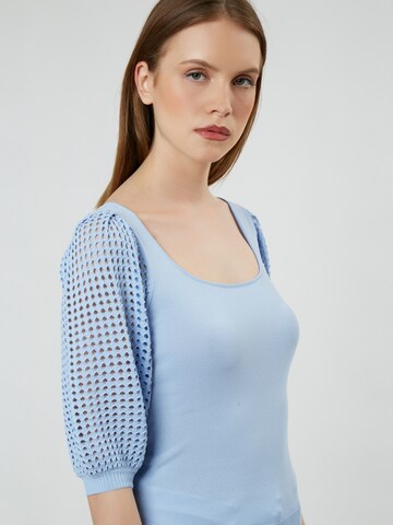 Pull-over Influencer en bleu