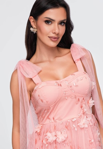 Ombre Cocktailjurk in Roze