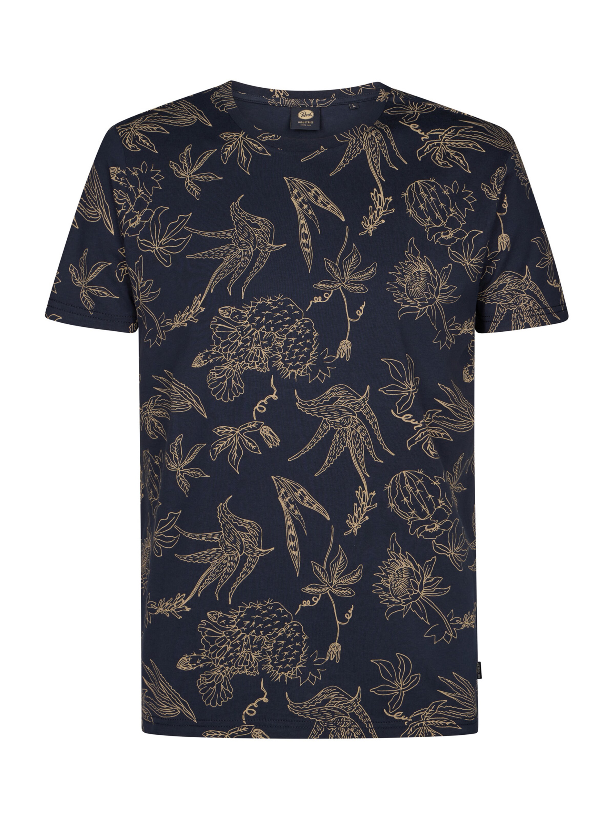 Petrol Industries Tričko - Modrá: predná strana