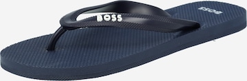 BOSS Black T-bar sandals 'Tracy' in Blue: front