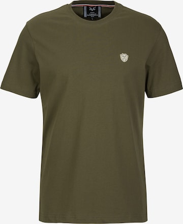 T-Shirt 'Rafael' 19V69 ITALIA en vert : devant