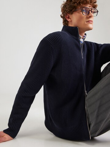 SELECTED Gebreid vest 'SLHDRY' in Blauw