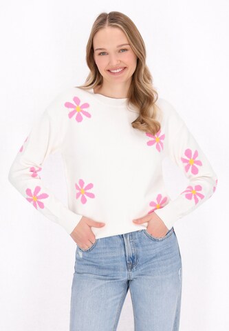 MYMO Sweater in White: front