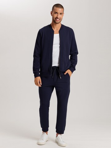 Hanro Pyjamabroek ' Natural Living ' in Blauw