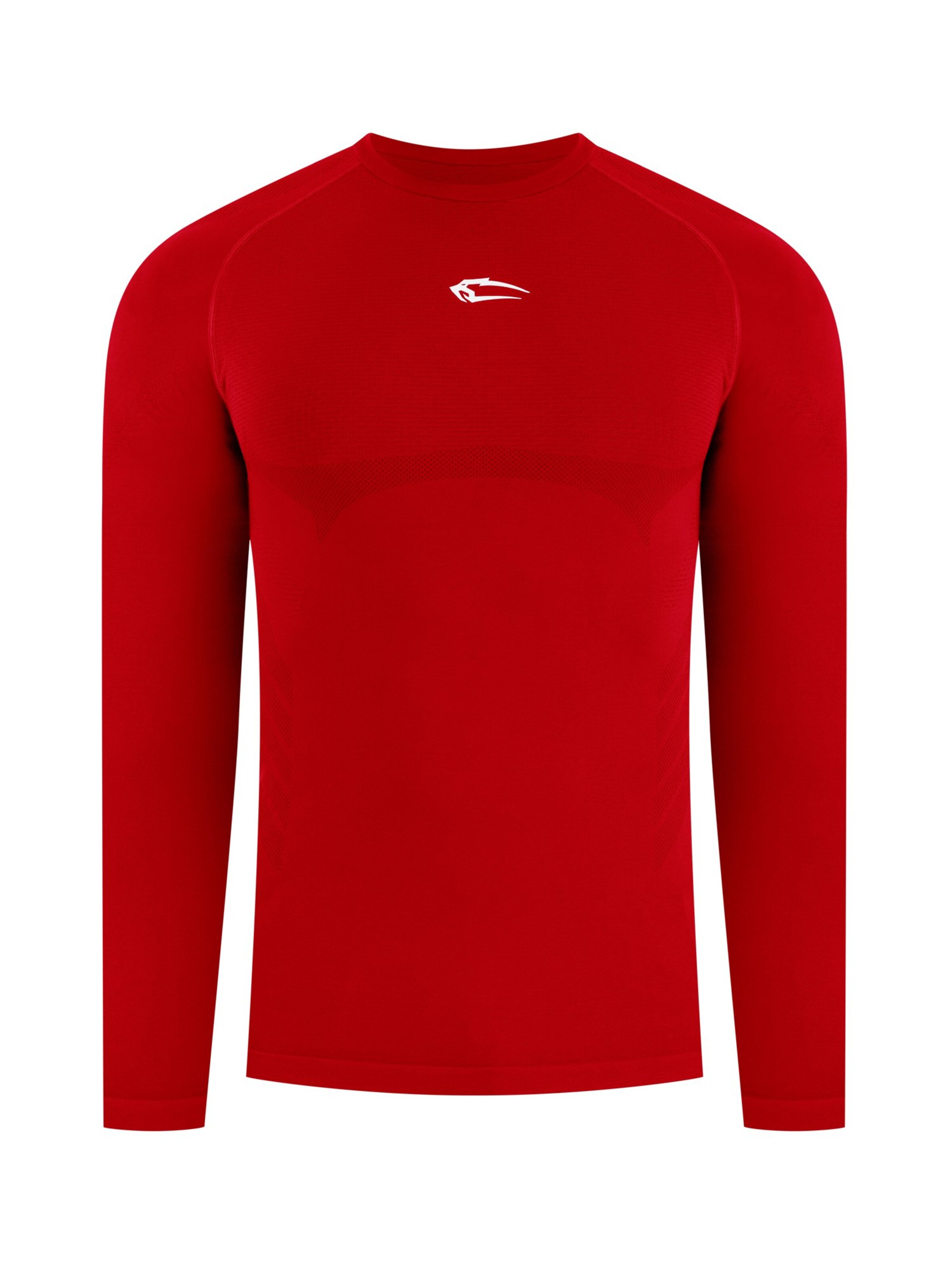 Smilodox Compression Longsleeve Carnos in Rot: Vorderseite