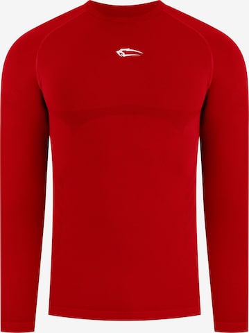Smilodox Compression Longsleeve Carnos in Rot: Vorderseite