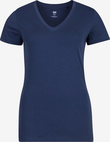 T-shirt WE Fashion en bleu : devant