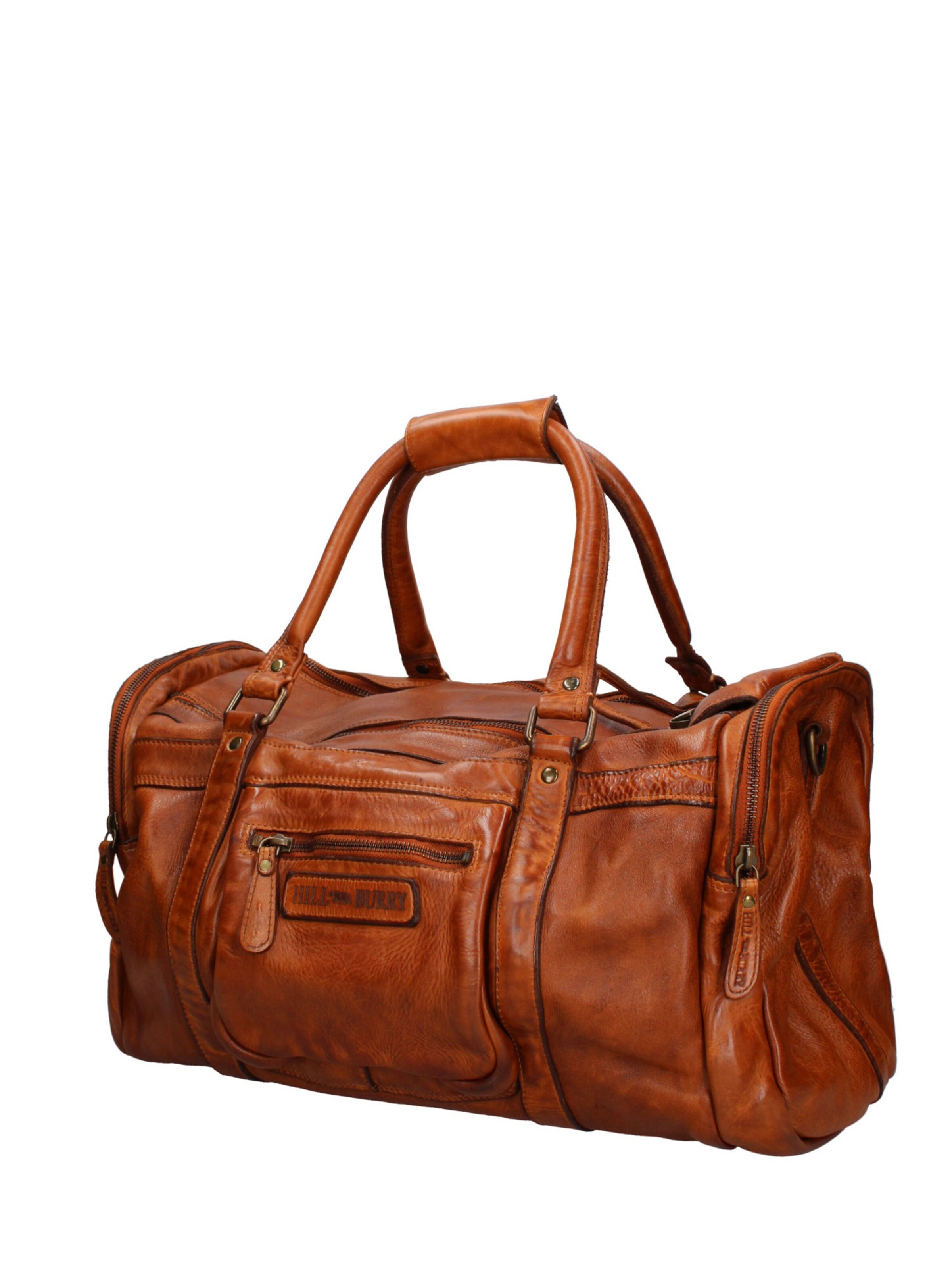 HILL BURRY Weekender in Brown: front